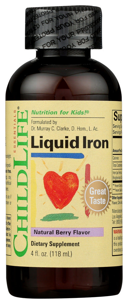 CHILDLIFE: Vitamins Kid Iron Berry, 4 FO