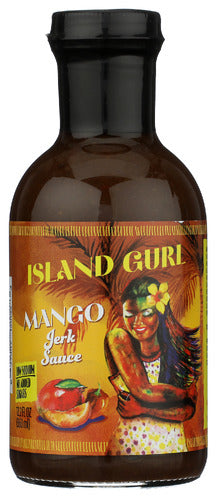 ISLAND GURL: Mango Jerk Sauce, 12 oz