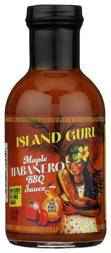 ISLAND GURL: Maple Habanero BBQ Sauce, 12 oz