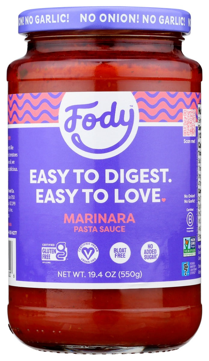 FODY FOOD CO: Marinara Pasta Sauce, 19.4 oz