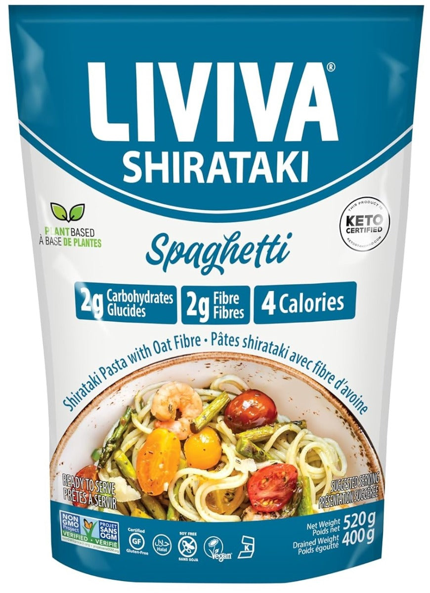 ZEROODLE: Spaghetti Pasta with Oat Fiber, 14 oz