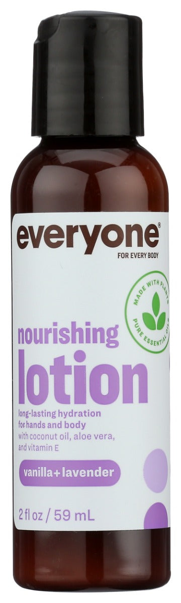 Everyone: Vanilla + Lavender Travel Size 2in1 Lotion, 2 fo