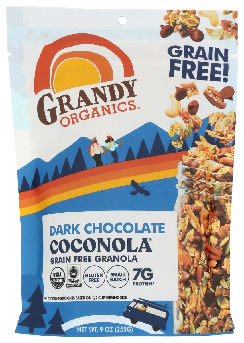 GRANDY OATS: Dark Chocolate Coconola, 9 oz