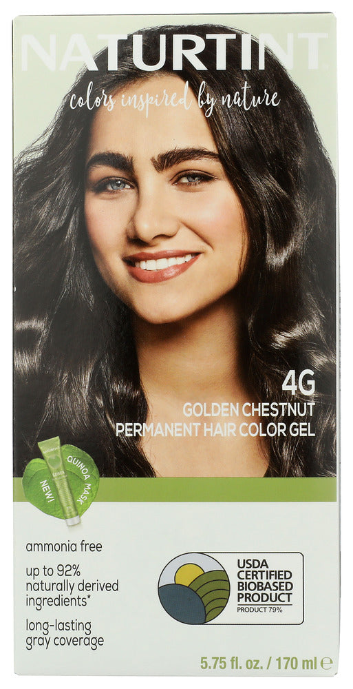 NATURTINT: Permanent Hair Color 4G Golden Chestnut, 5.75 oz