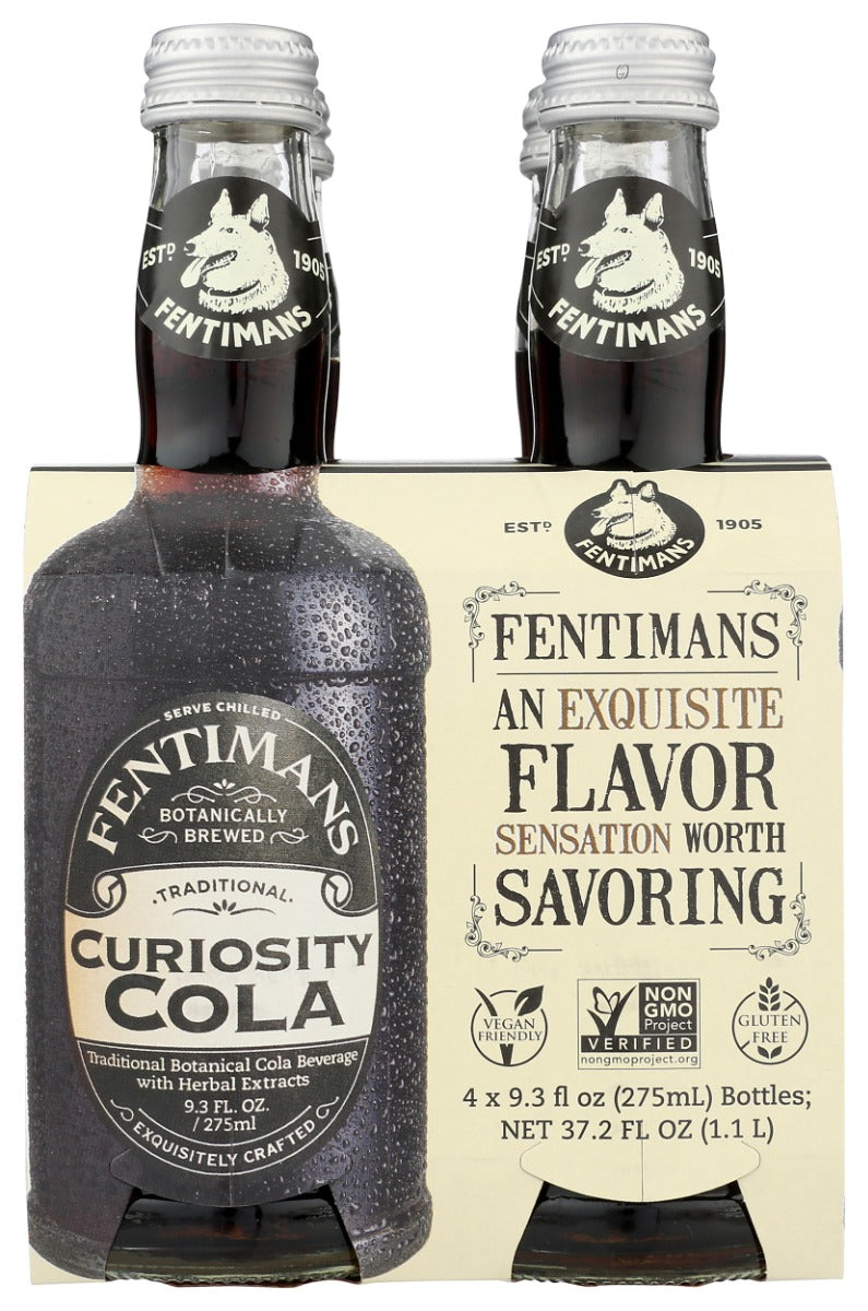 FENTIMANS: Curiosity Cola 4 x 9.2 fo, 37.2 fo