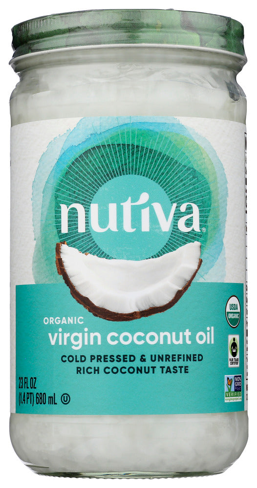 NUTIVA: Organic Virgin Coconut Oil , 23 oz