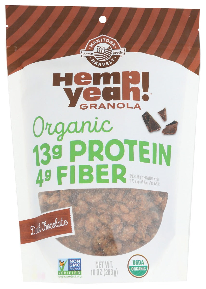 MANITOBA HARVEST: Granola Hemp Dark Chocolate, 10 oz