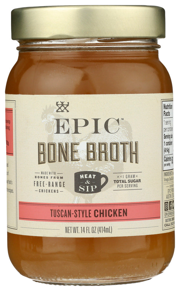 EPIC: Tuscan Style Chicken Broth, 14 fo