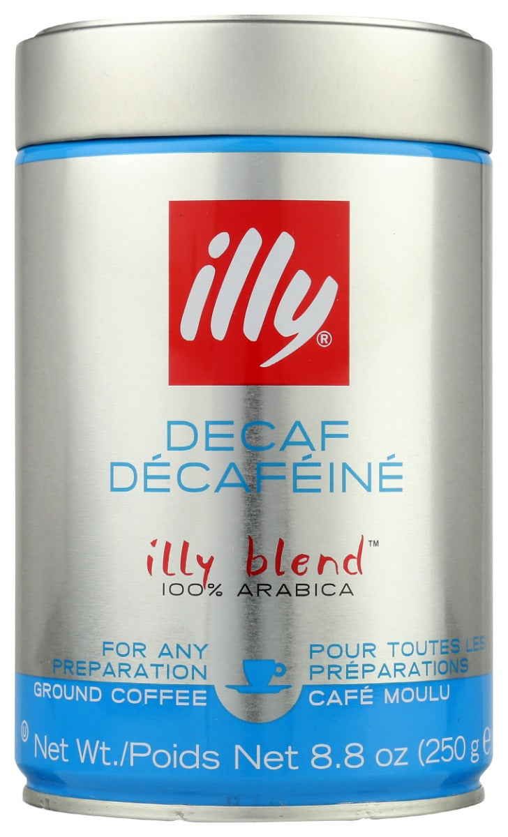 ILLYCAFFE: Ground Espresso Decaffeinated Coffee, 8.8 oz