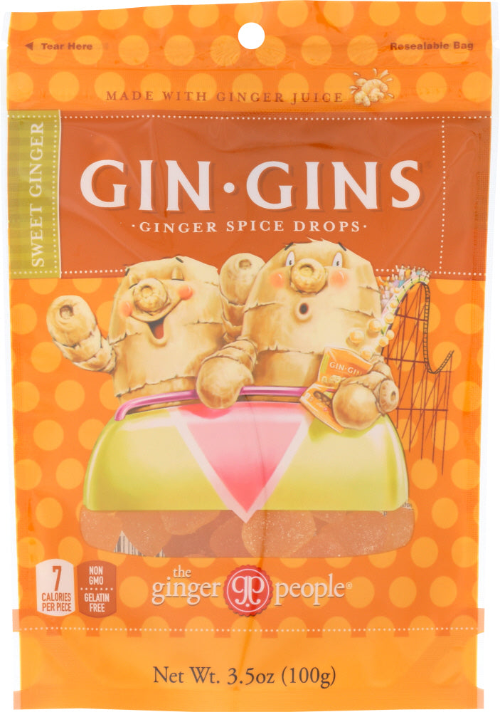 GINGER PEOPLE: Gin Gins Ginger Spice Drops, 3.5 oz