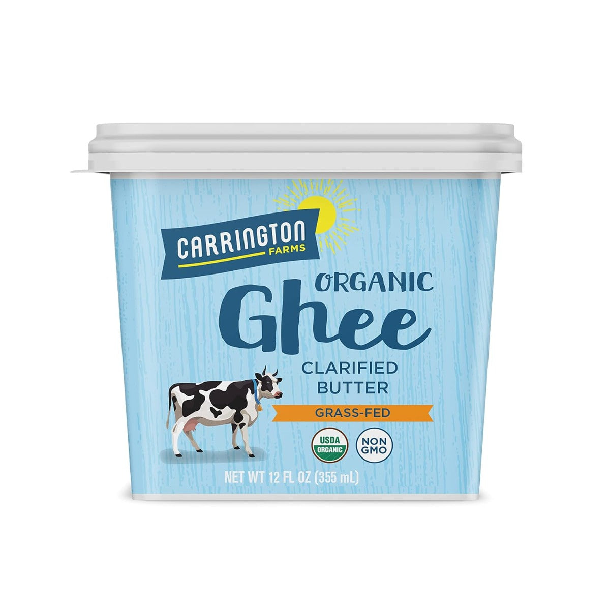 CARRINGTON FARMS: Organic Ghee Clarified Butter Grass-Fed, 12 oz