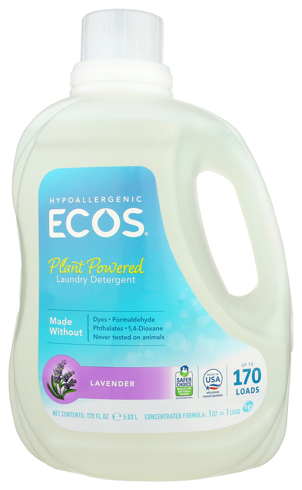 ECOS: Hypoallergenic Laundry Detergent Lavender, 170 oz