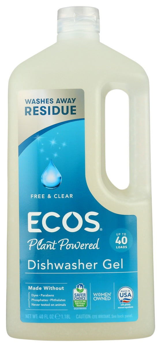 EARTH FRIENDLY: Wave Dishwasher Gel Free and Clear, 40 oz