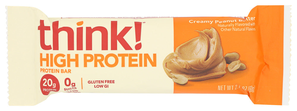 THINKTHIN: Creamy Peanut Butter High Protein Bar, 2.1 oz