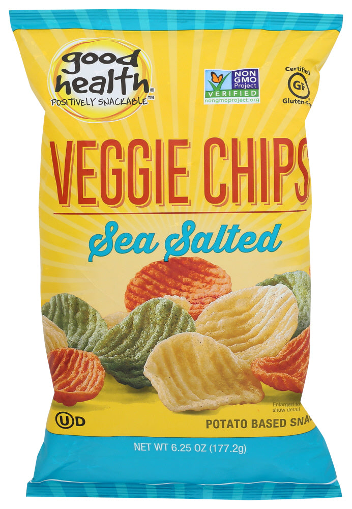 GOOD HEALTH: Veggie Chips Sea Salt, 6.75 oz