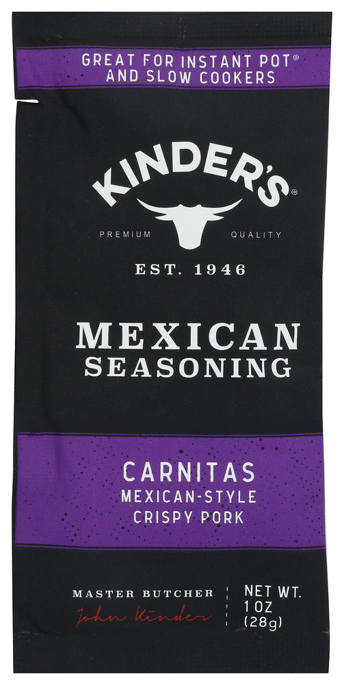 KINDERS: Seasoning Carnitas, 1 OZ