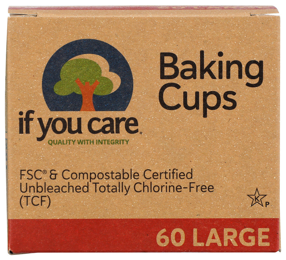 IF YOU CARE: Large Baking Cups, 60 Cups