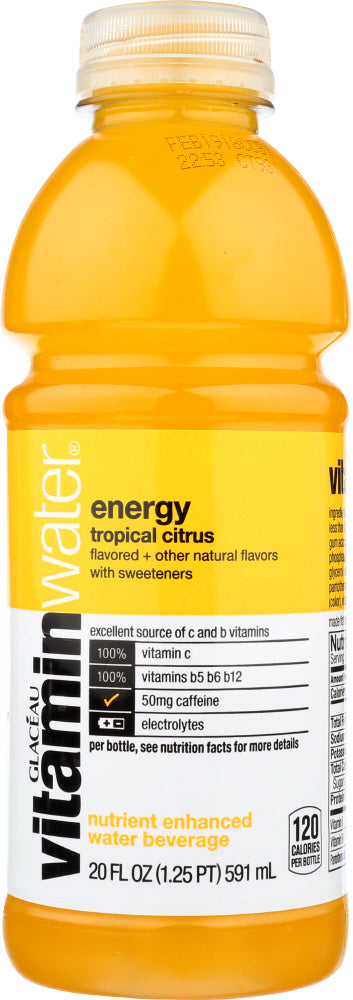 VITAMIN WATER: Energy Tropical Citrus Water, 20 fo