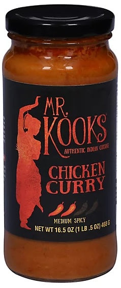 MR KOOK: Chicken Curry Sauce, 16.5 oz