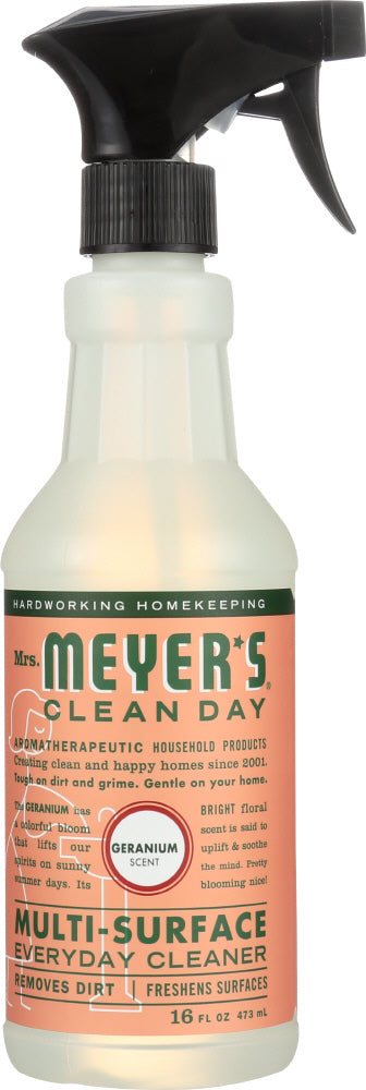 MRS MEYERS CLEAN DAY: Multi Clnr Geranium, 16 OZ