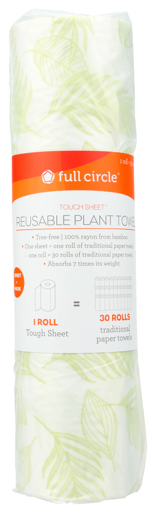 FULL CIRCLE HOME: Touch Sheet Reusable Plant Towel, 1 ea