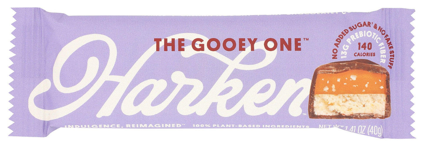 HARKEN: The Gooey One Dates Salted Caramel Nougat Bar, 1.41 oz
