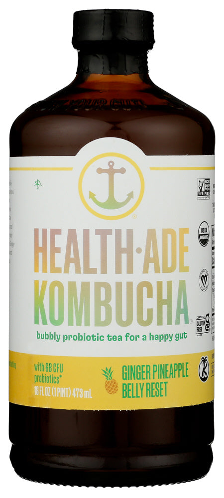 HEALTH ADE: Kombucha Belly Reset, 16 fo