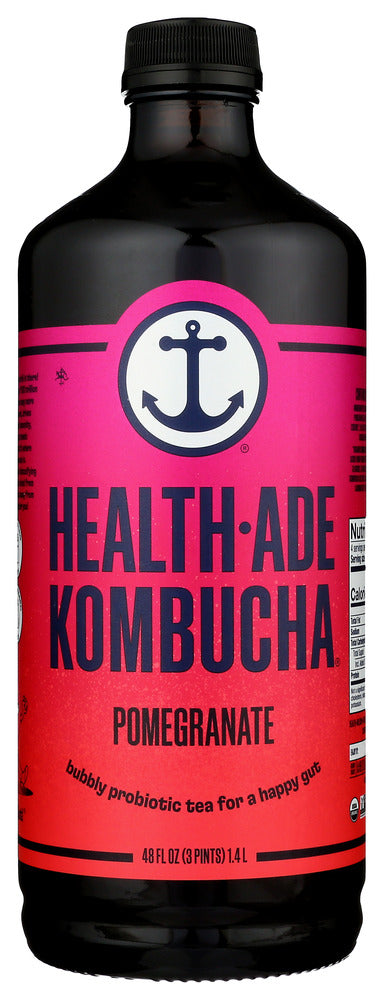 HEALTH ADE: Pomegranate Kombucha, 48 oz