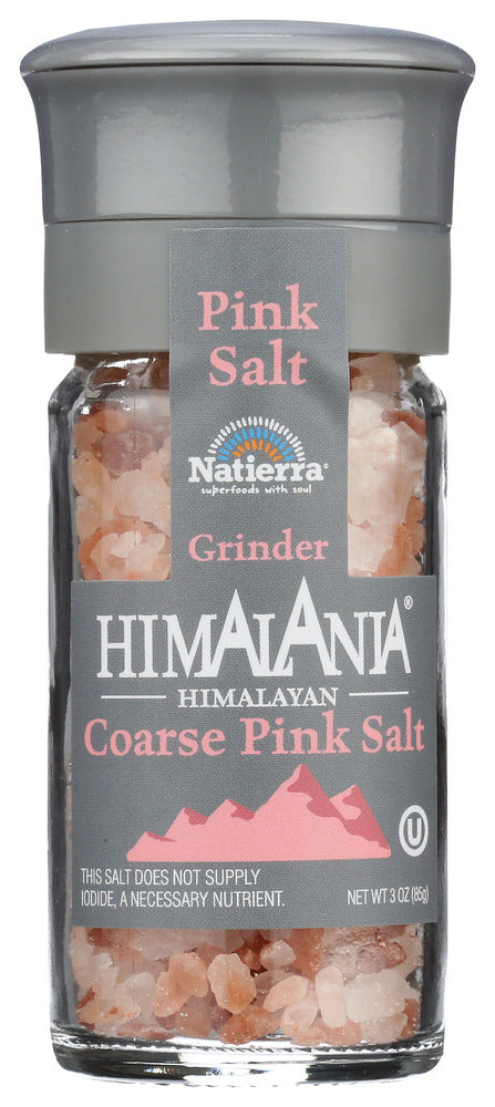 HIMALANIA: Himalayan Coarse Pink Salt Grinder, 3 oz