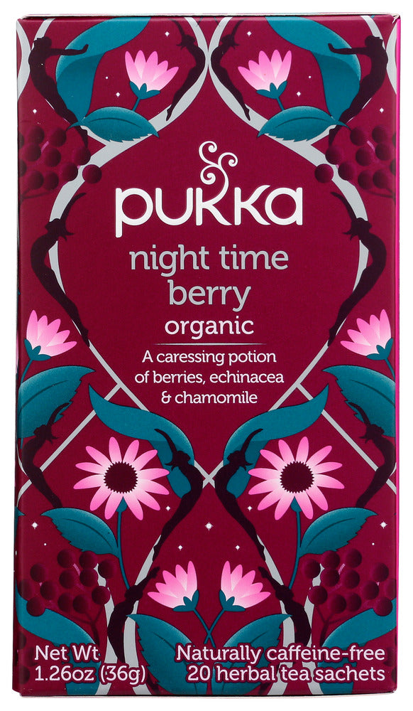 PUKKA HERBS: Night Time Berry Organic Herbal Tea, 20 bg