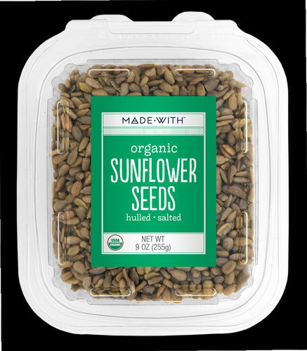 MADE WITH: Organic Salted Sunflower Seeds Tub, 9 oz