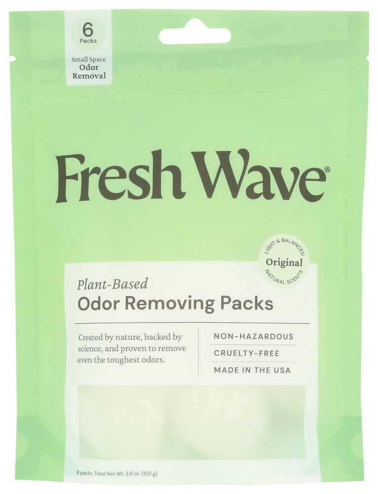 FRESH WAVE: Odor Removing Packs, 6 ea