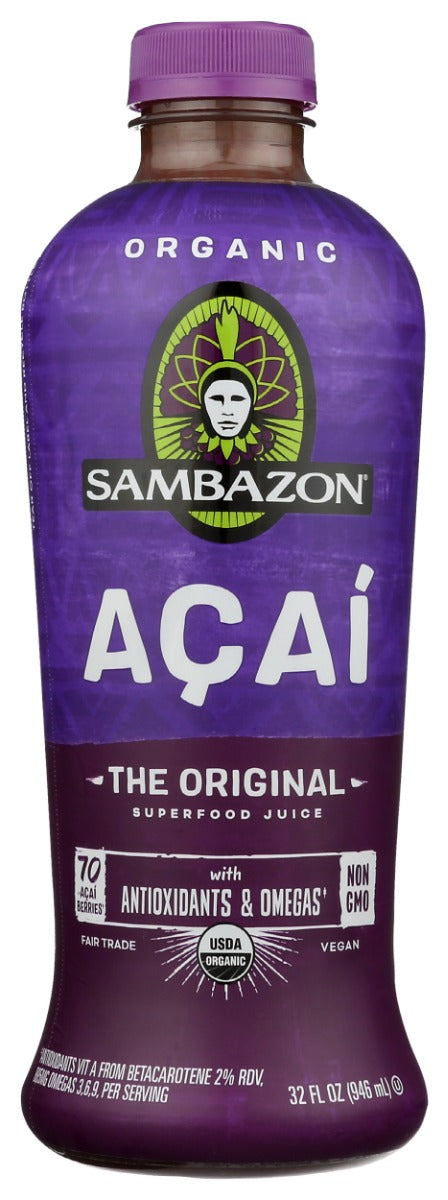 SAMBAZON: Organic Acai Original RTD Juice, 32 oz
