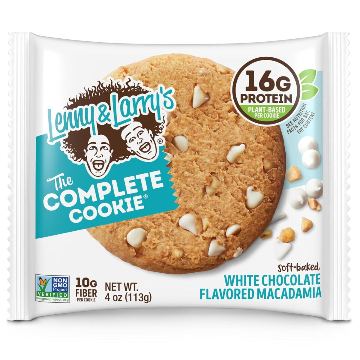 LENNY & LARRYS: White Chocolate Flavored Macadamia Cookie, 4 oz
