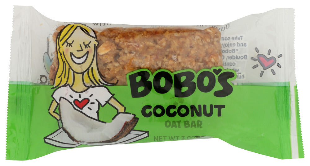 BOBOS OAT BARS: All Natural Bar Coconut, 3 Oz