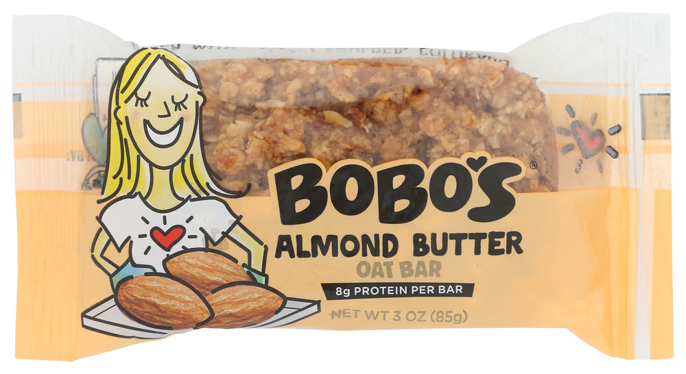 BOBO'S OAT BARS: All Natural Bar Almond, 3 Oz