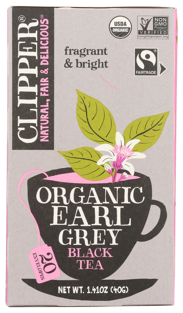 CLIPPER: Organic Earl Grey Black Tea, 1.41 oz