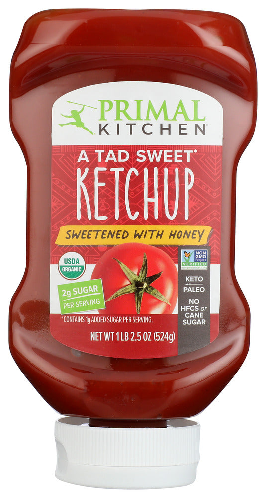 PRIMAL KITCHEN: Ketchup with Honey, 18.5 oz