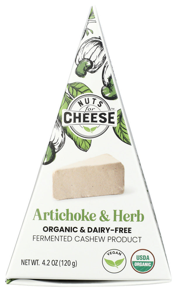NUTS FOR CHEESE: Cheese Artichoke Herb Ew, 4.2 oz