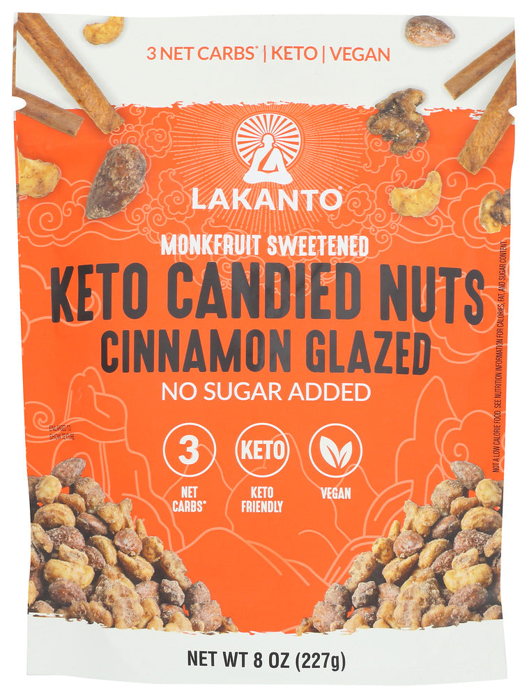 LAKANTO: Nuts Candied Cinmn Glzd, 8 oz