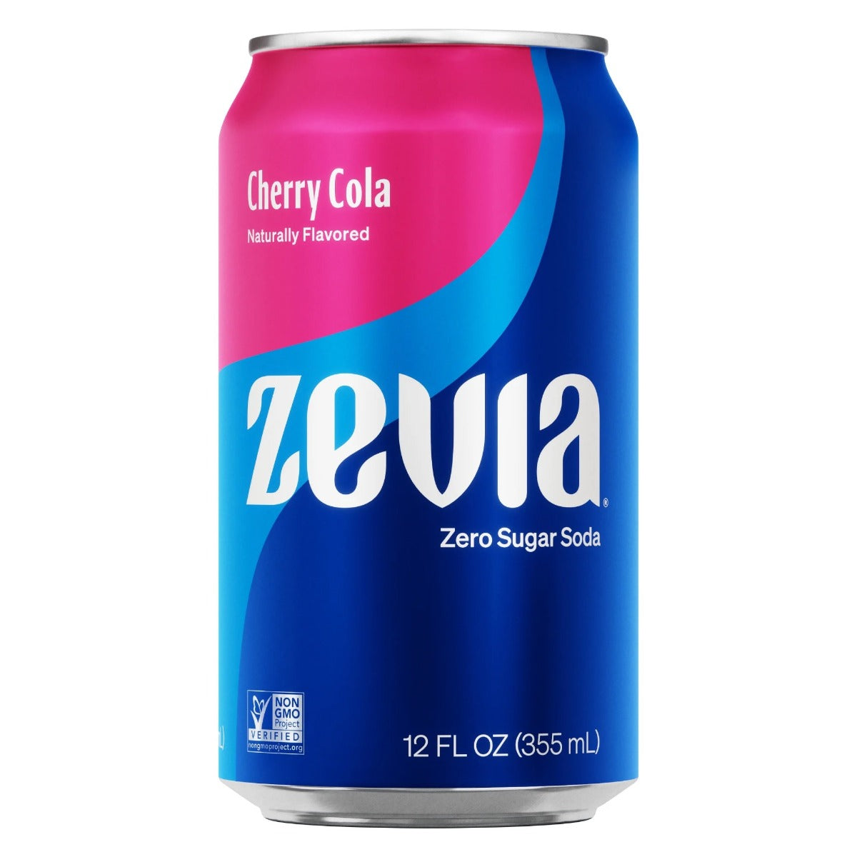 ZEVIA: Cherry Cola Zero Sugar Soda, 12 fo
