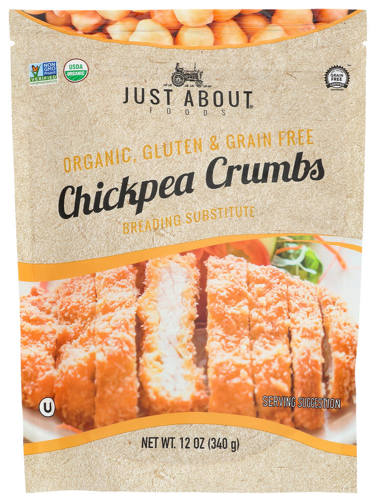 JUST ABOUT FOODS: Chickpea Crumbs, 12 oz