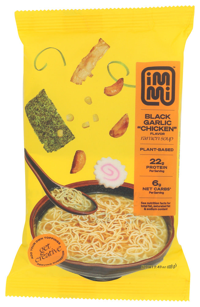 IMMI: Black Garlic Chicken Ramen, 2.4 oz
