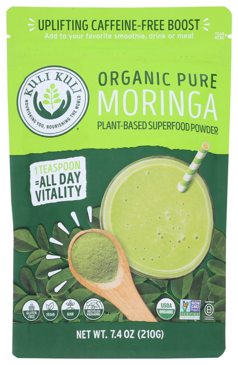 KULI KULI MO: Pure Moringa Vegetable Powder, 7.4 Oz