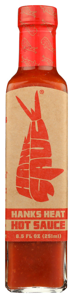 HANK SAUCE: Hank Heat Hot Sauce, 8.5 oz