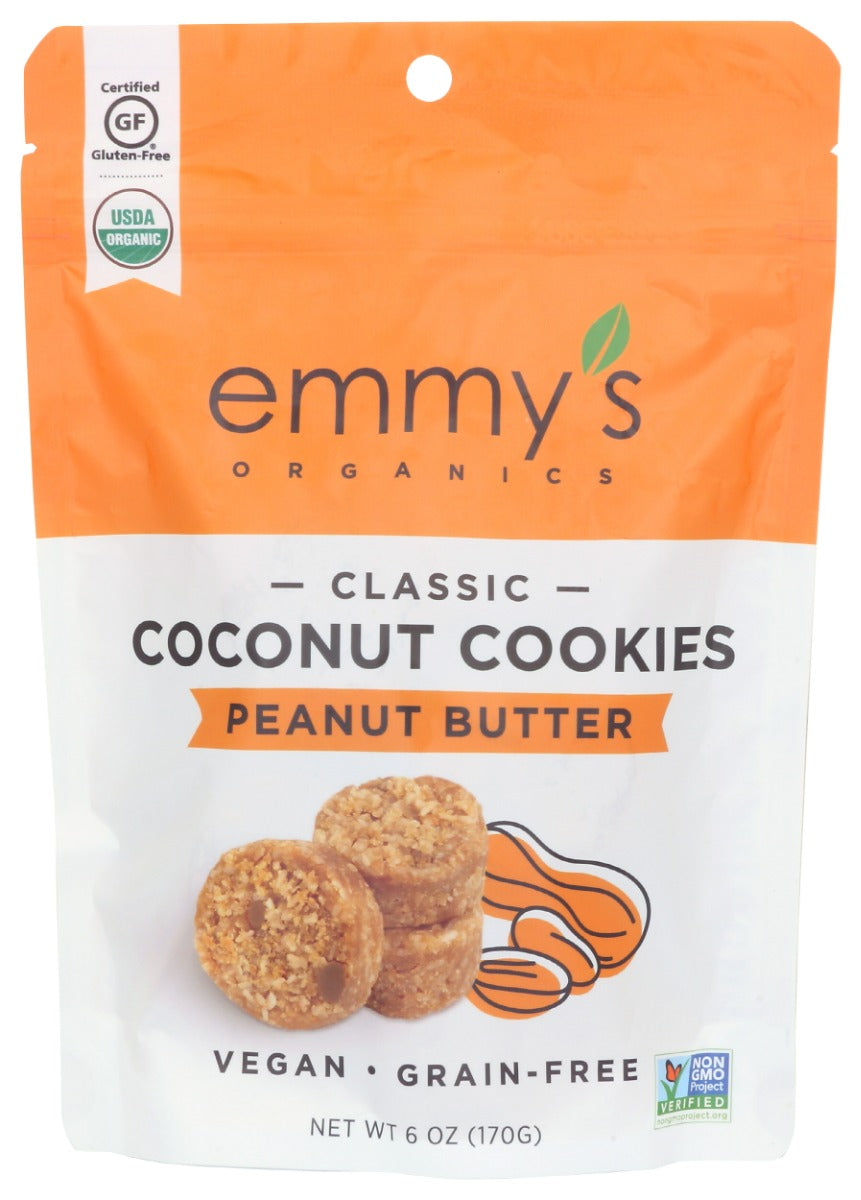 EMMYSORG: Coconut Cookies Peanut Butter, 6 oz