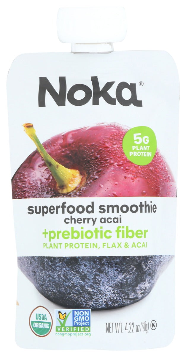 NOKA: Organic Cherry Acai Superfood Smoothie, 4.22 oz