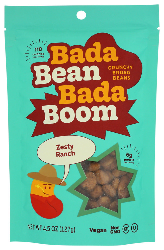 BADA BEAN BADA BOOM: Snack Bean Zesty Ranch, 4.5 oz