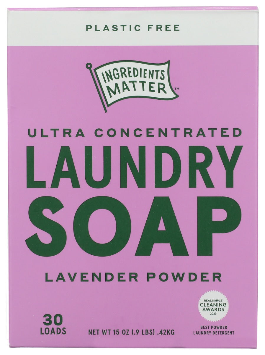 INGREDIENTS MATTER: Lavender Verbena Laundry Powder, 15 oz