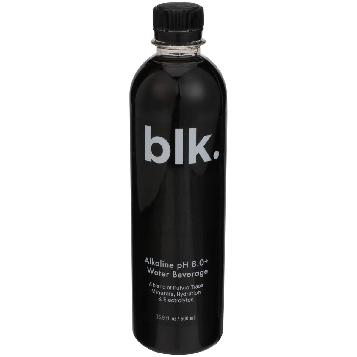 BLK BEVERAGES: Premium Alkaline Water Naturally Black, 16.9 oz